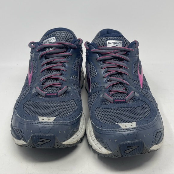 Brooks Addiction 12 Shoes Womens 11.5 D Wide Blue Running Walking Sneakers - Picture 6 of 14